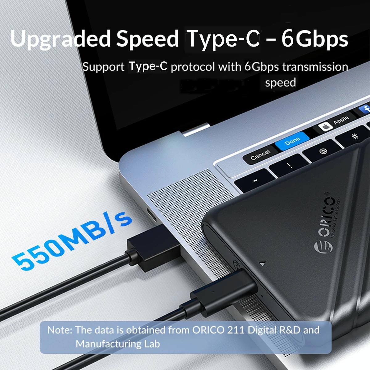 NNEIDS Portable Usb-C Hard Drive Enclosure - 2.5 Size
