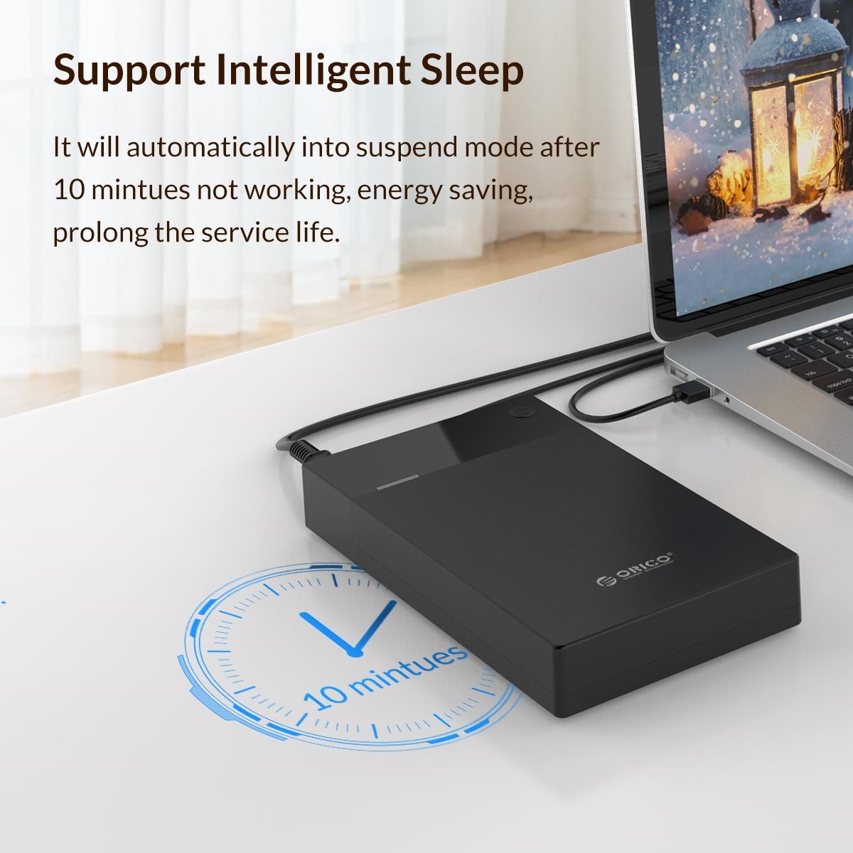 NNEIDS Portable 3.5 Hard Drive Enclosure - Compact & Versatile